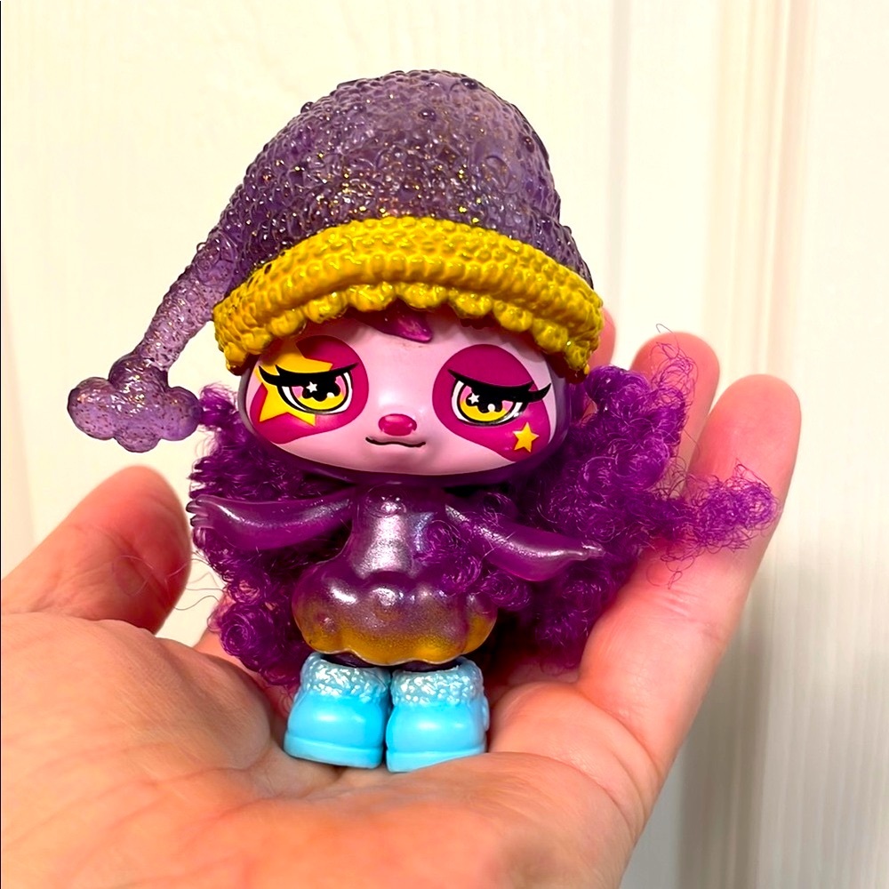 Cloudees Snoozy Sloth Figures Toy Grape Smell Mattel Series 2 Scenteeze